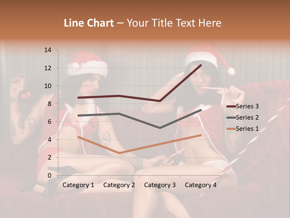 Girl Lewd Couple PowerPoint Template