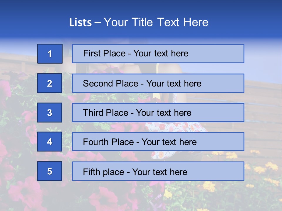 Attractive Sunny Emotion PowerPoint Template