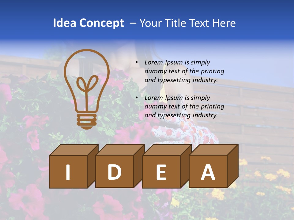 Attractive Sunny Emotion PowerPoint Template