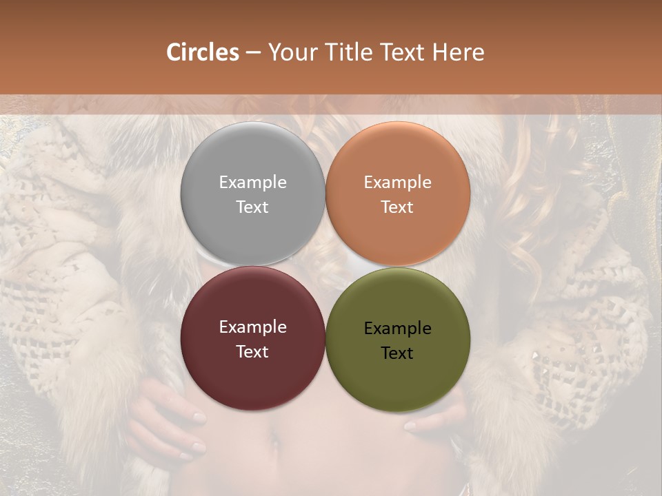 Torso Standing Glamour PowerPoint Template