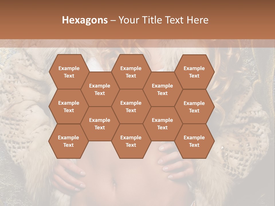 Torso Standing Glamour PowerPoint Template