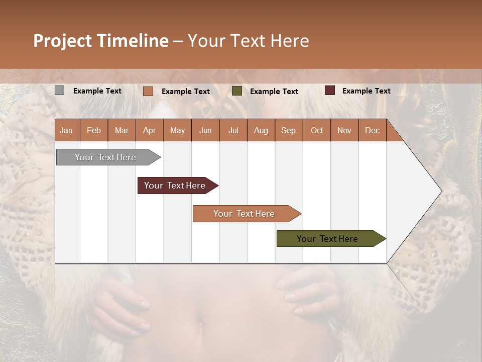 Torso Standing Glamour PowerPoint Template