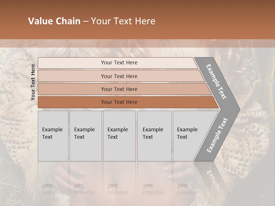 Torso Standing Glamour PowerPoint Template