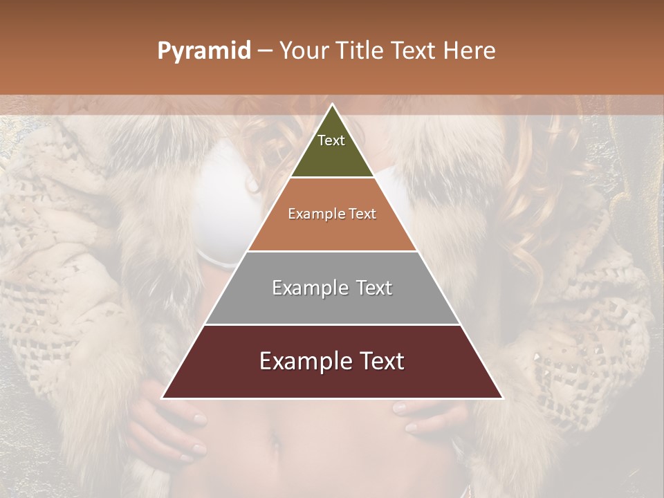 Torso Standing Glamour PowerPoint Template