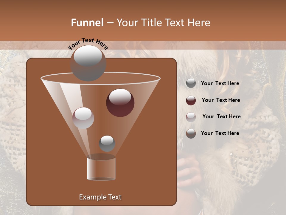 Torso Standing Glamour PowerPoint Template