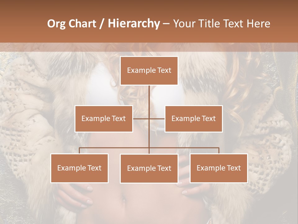 Torso Standing Glamour PowerPoint Template