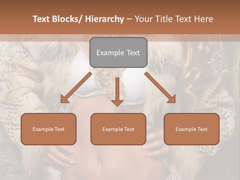 Torso Standing Glamour PowerPoint Template