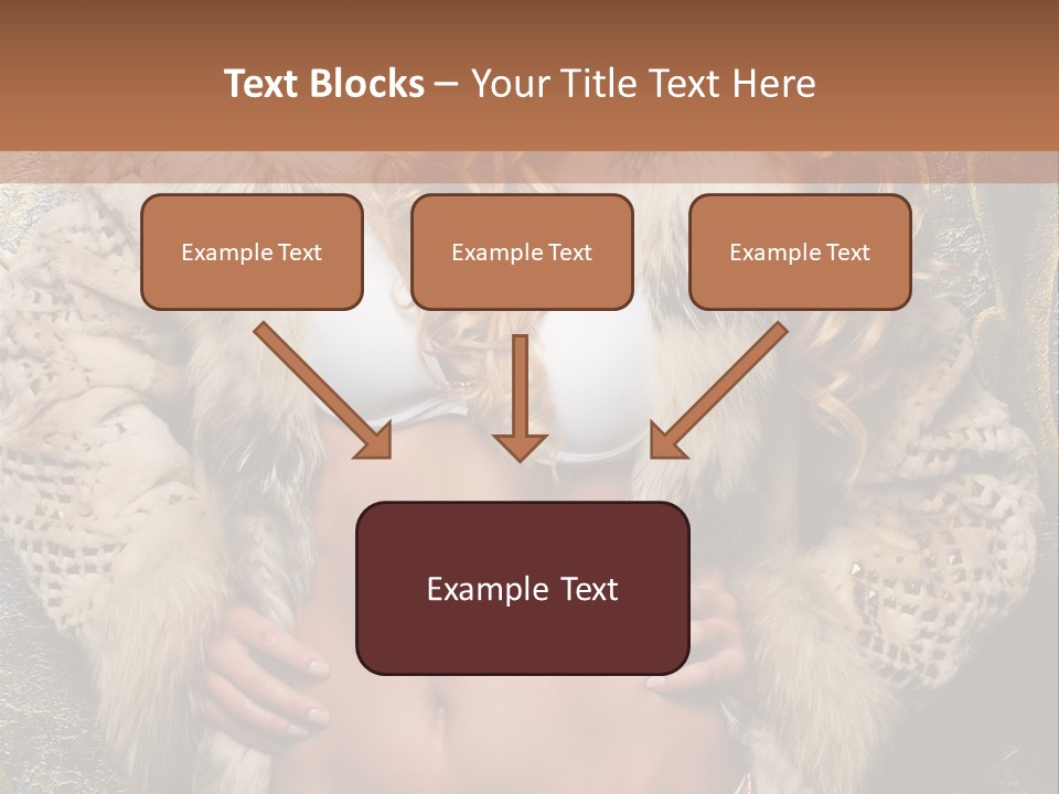 Torso Standing Glamour PowerPoint Template