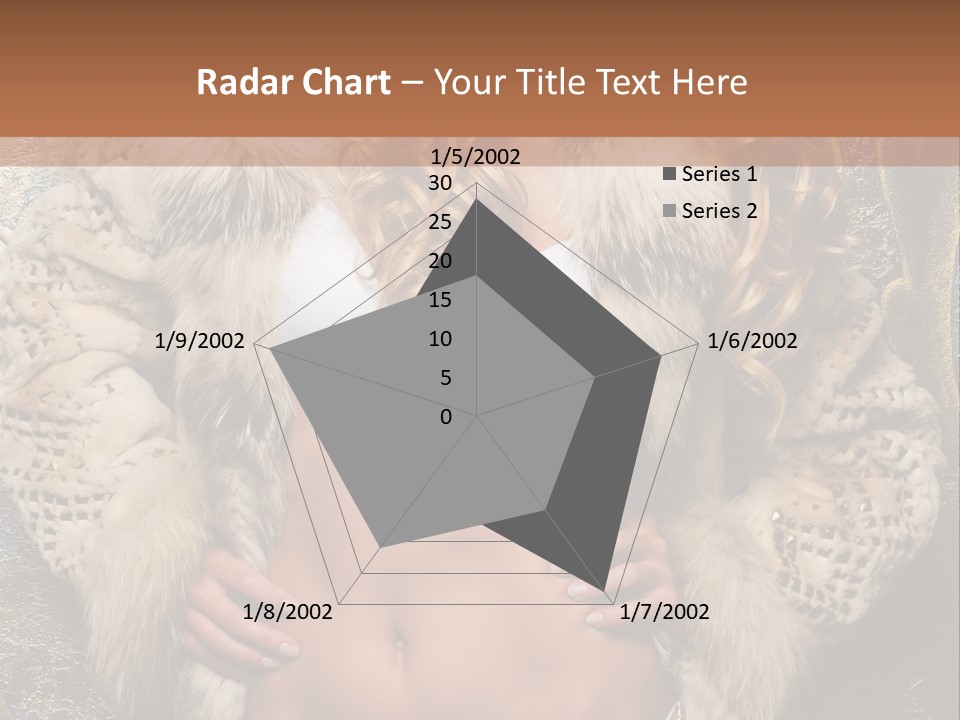 Torso Standing Glamour PowerPoint Template