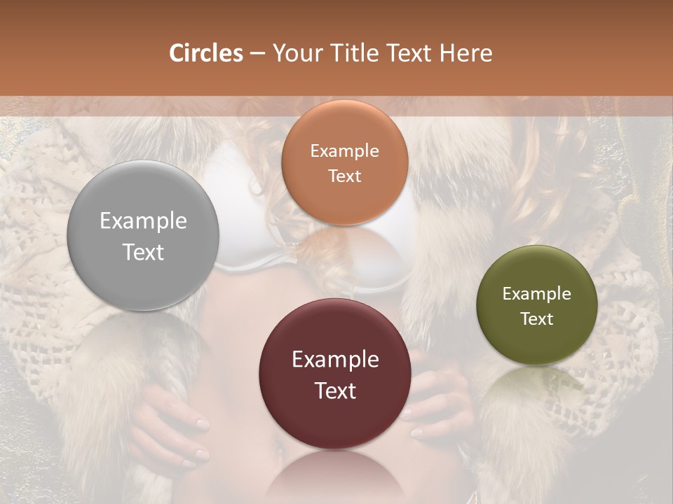 Torso Standing Glamour PowerPoint Template