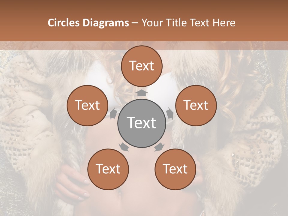 Torso Standing Glamour PowerPoint Template