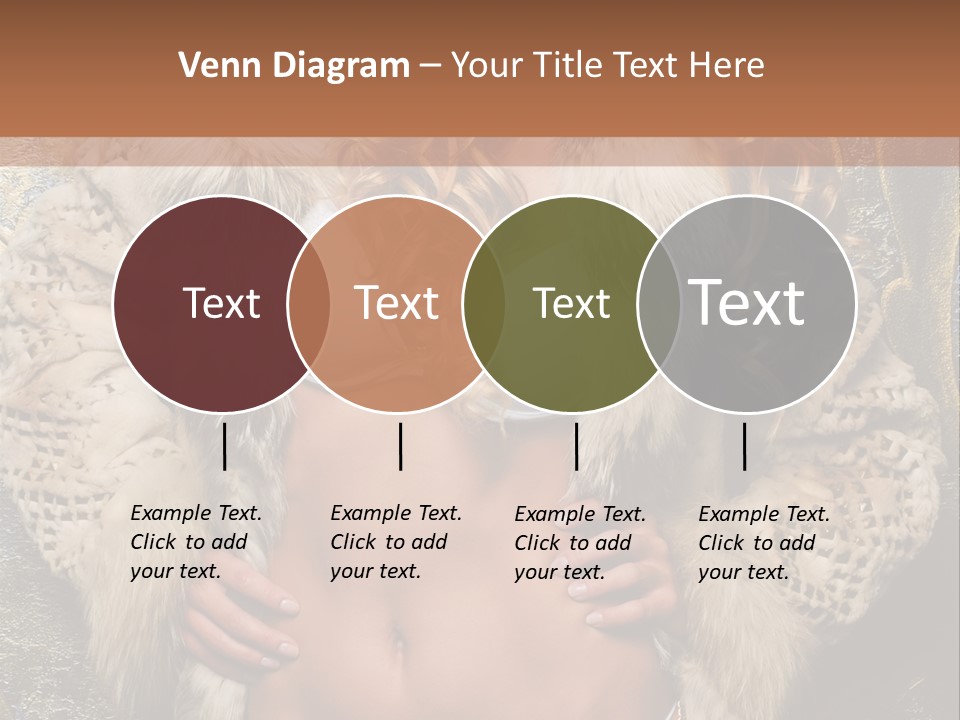 Torso Standing Glamour PowerPoint Template