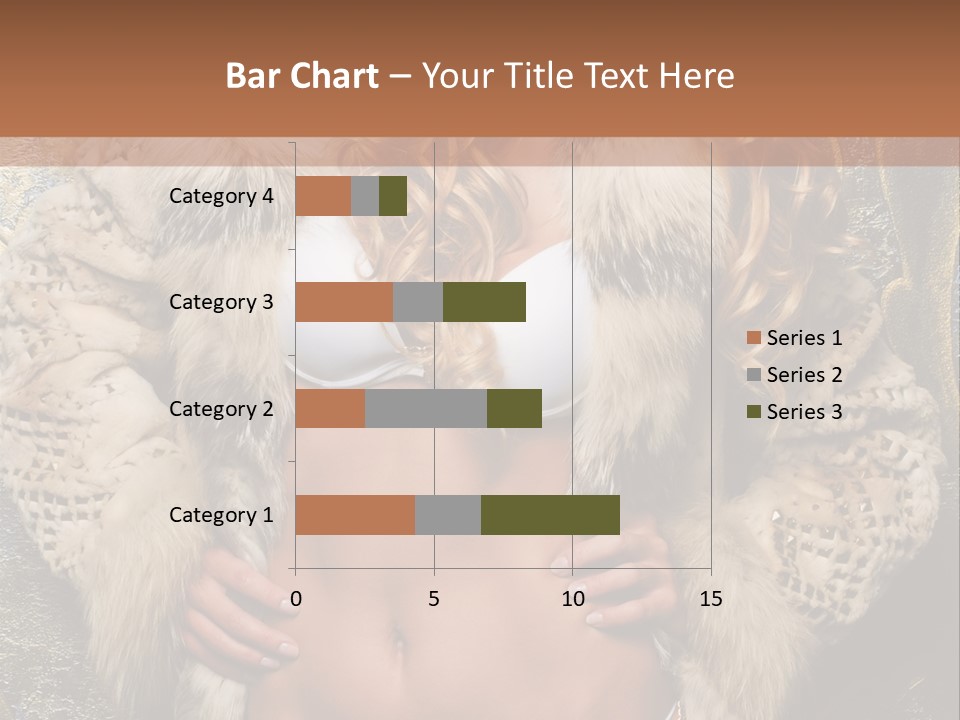 Torso Standing Glamour PowerPoint Template