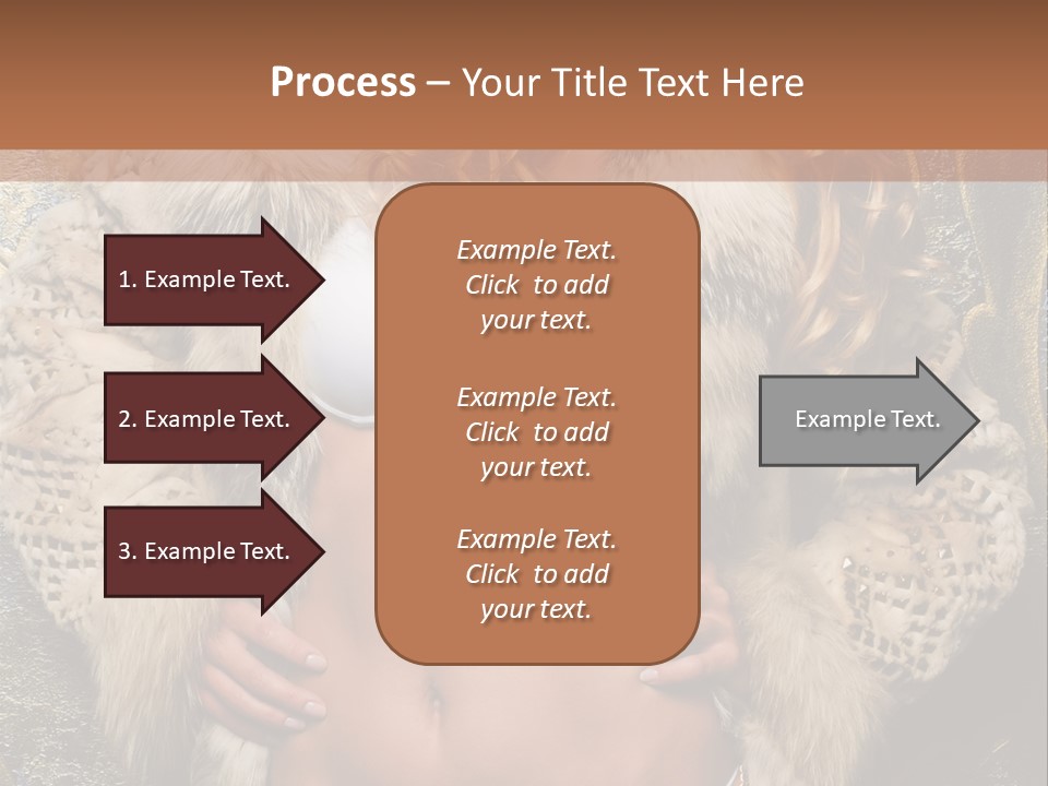 Torso Standing Glamour PowerPoint Template