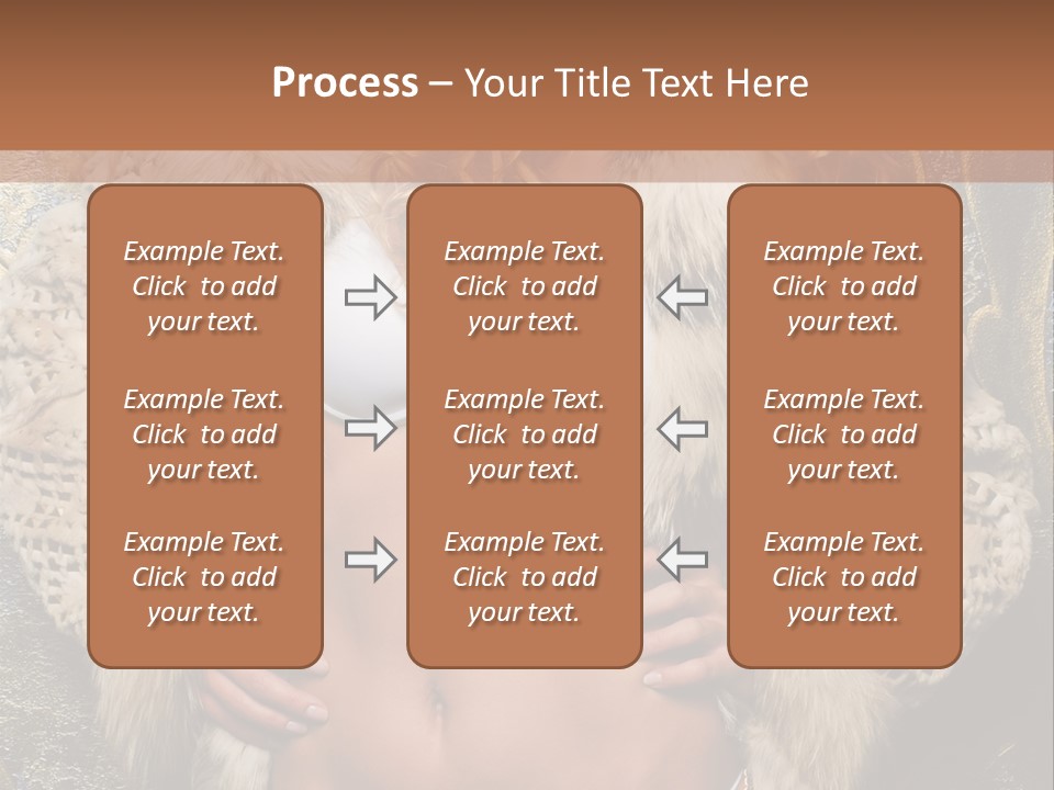 Torso Standing Glamour PowerPoint Template