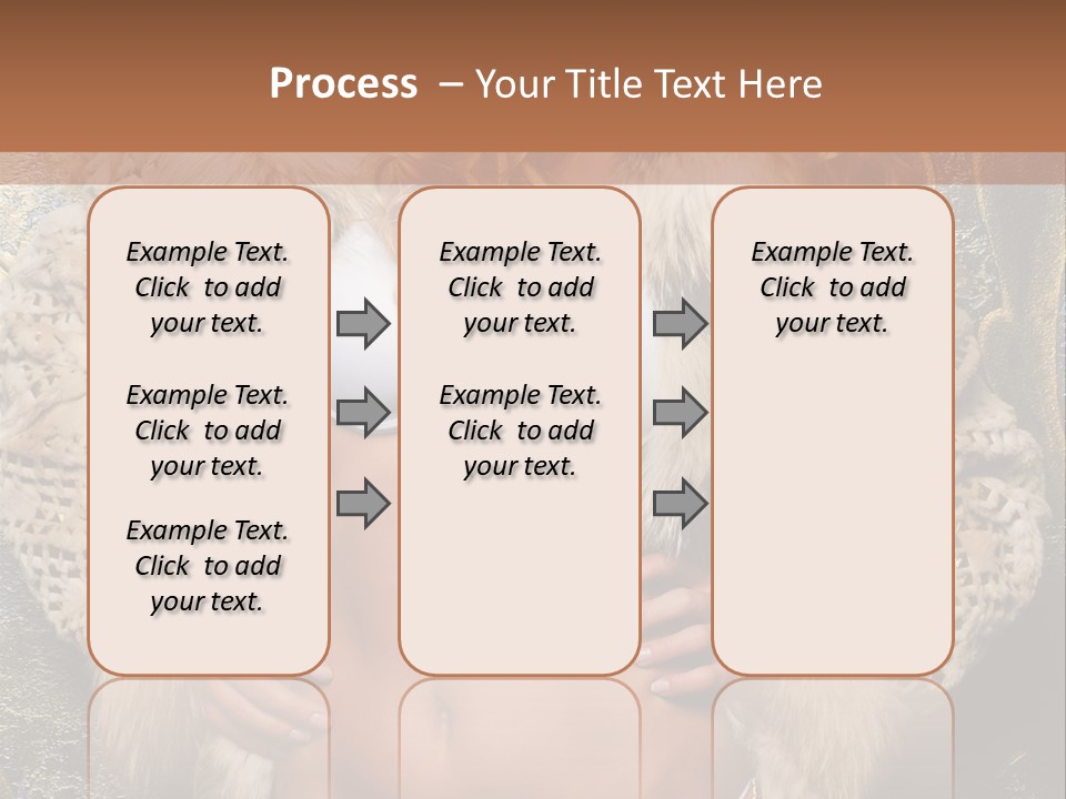 Torso Standing Glamour PowerPoint Template
