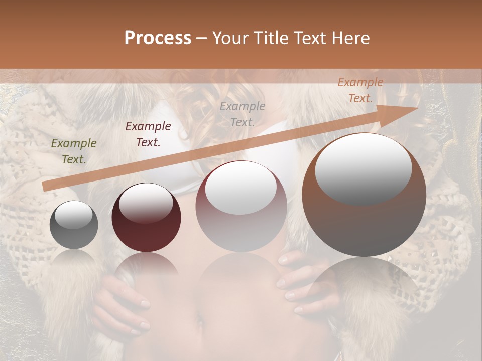 Torso Standing Glamour PowerPoint Template