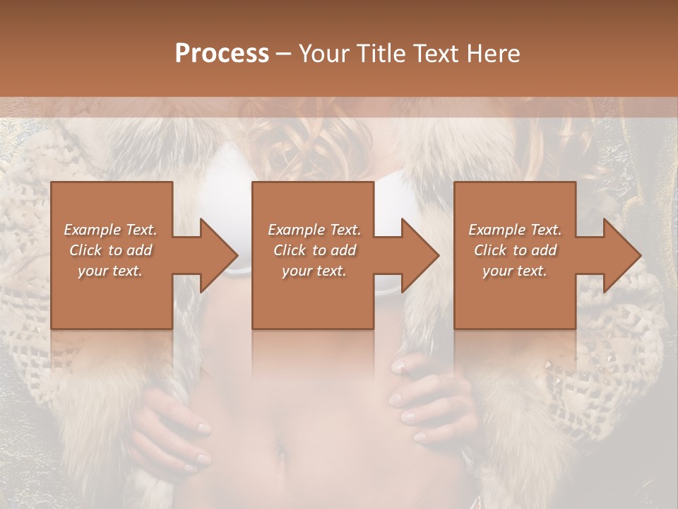 Torso Standing Glamour PowerPoint Template
