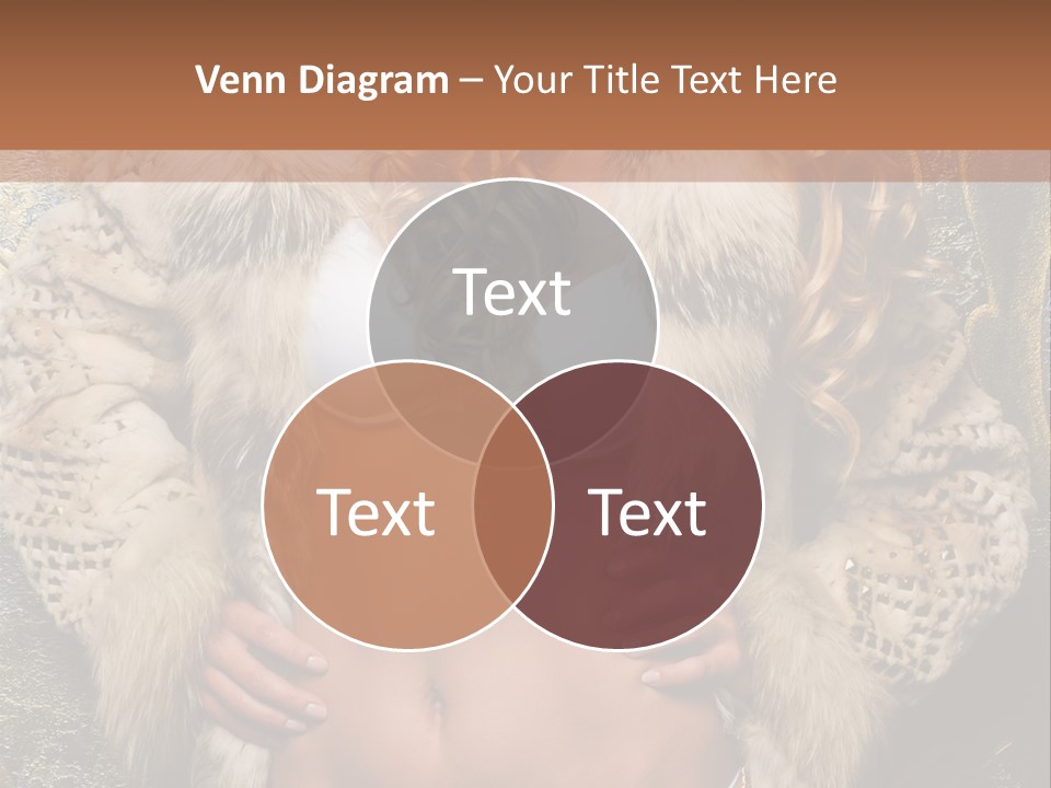 Torso Standing Glamour PowerPoint Template