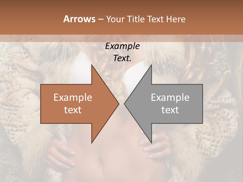 Torso Standing Glamour PowerPoint Template