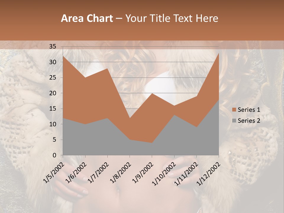Torso Standing Glamour PowerPoint Template