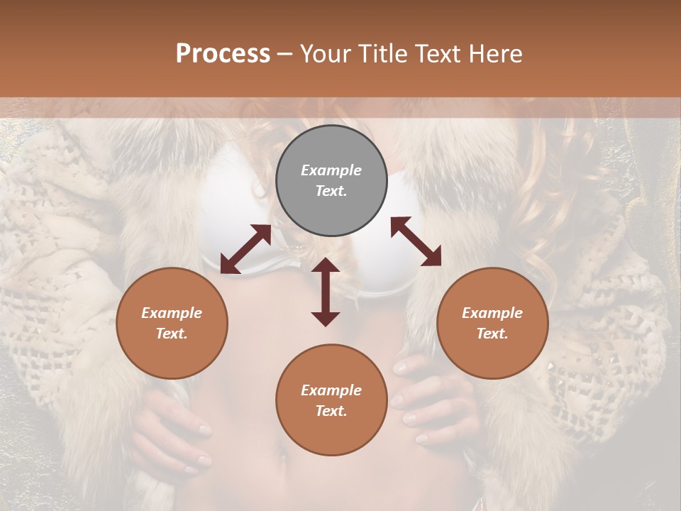 Torso Standing Glamour PowerPoint Template