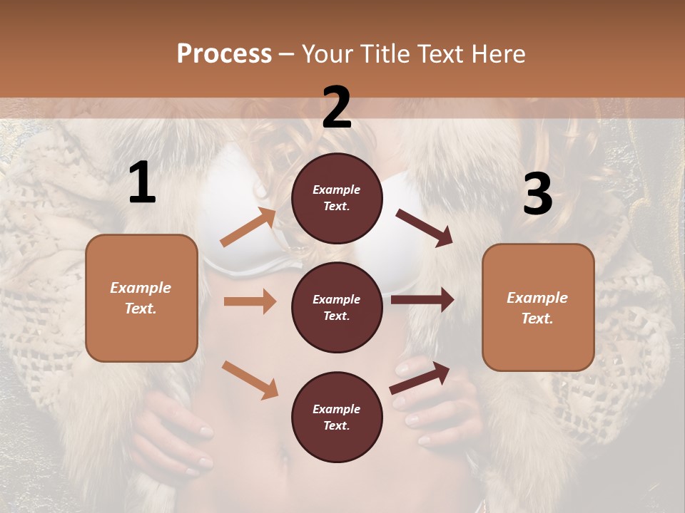 Torso Standing Glamour PowerPoint Template