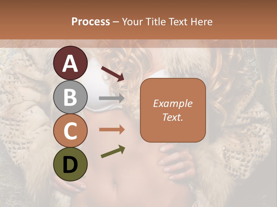 Torso Standing Glamour PowerPoint Template