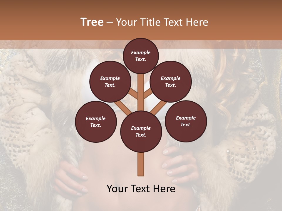 Torso Standing Glamour PowerPoint Template