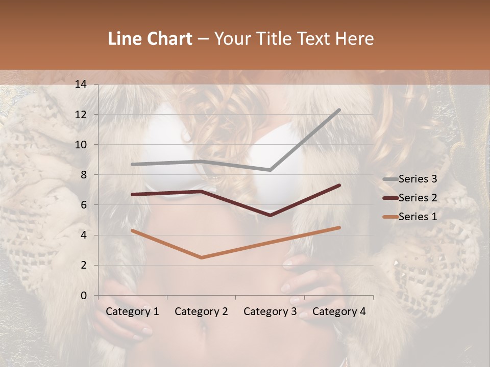 Torso Standing Glamour PowerPoint Template