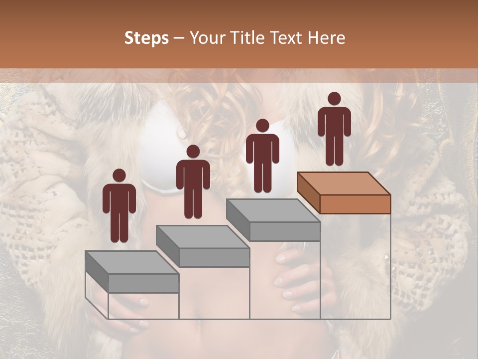 Torso Standing Glamour PowerPoint Template