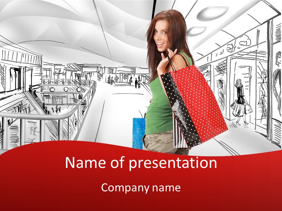 Draw People Cute PowerPoint Template