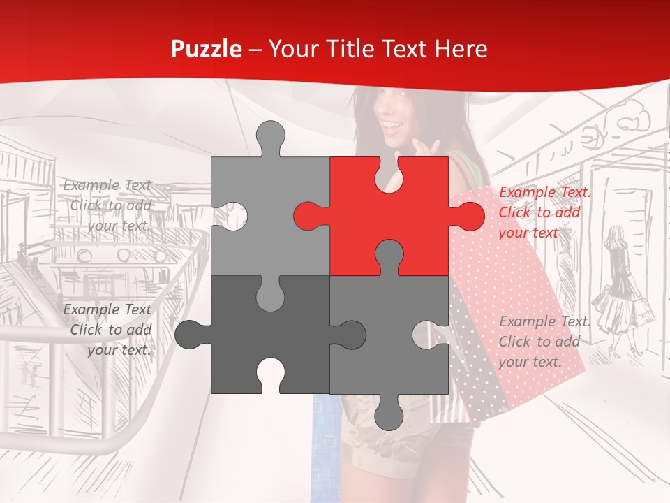 Draw People Cute PowerPoint Template