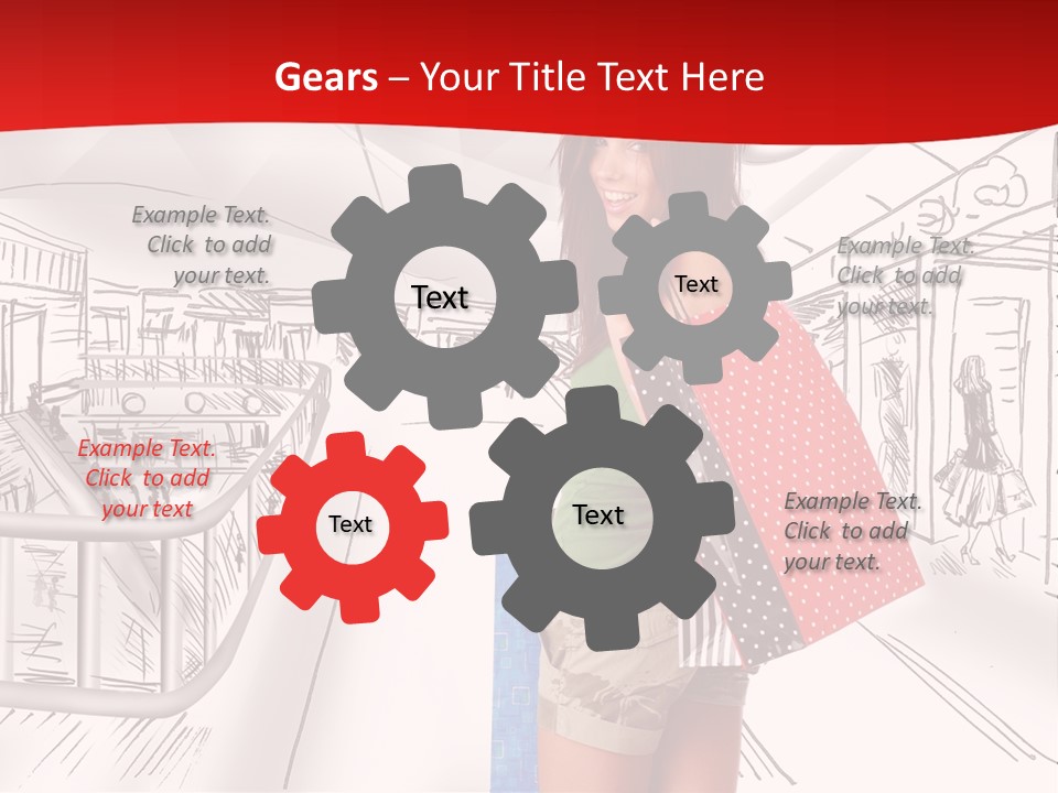 Draw People Cute PowerPoint Template