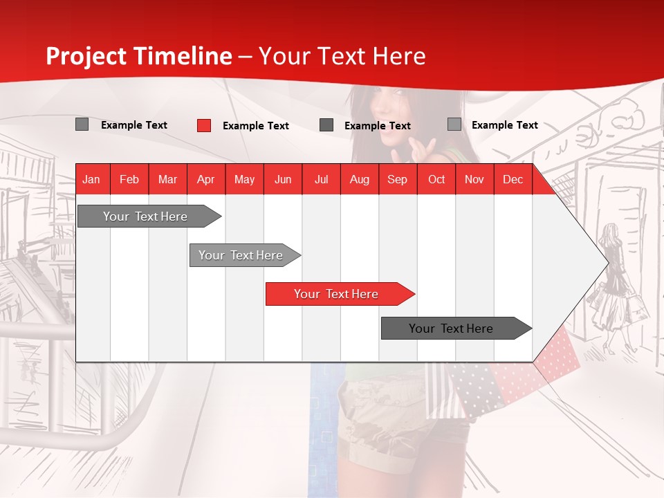 Draw People Cute PowerPoint Template