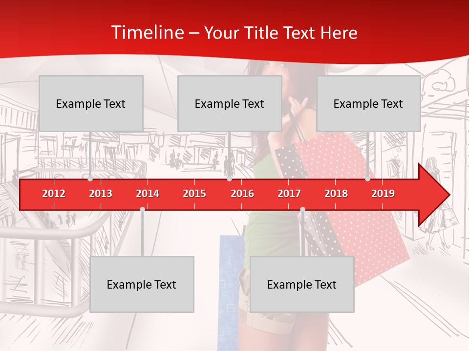 Draw People Cute PowerPoint Template