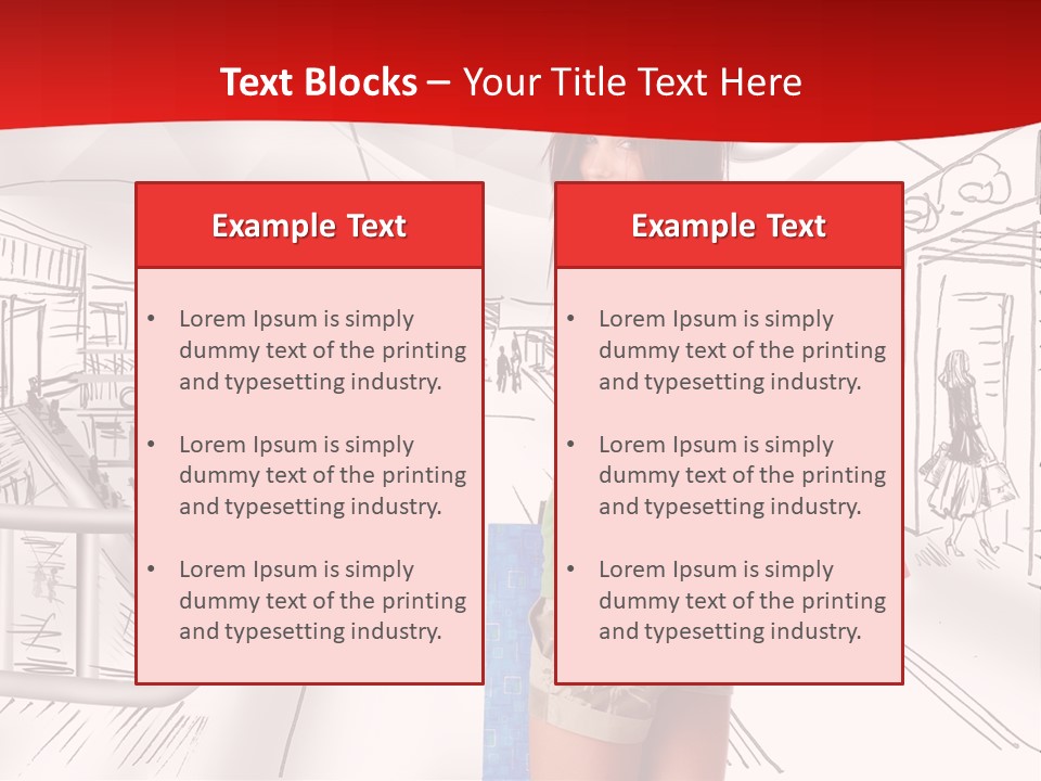 Draw People Cute PowerPoint Template