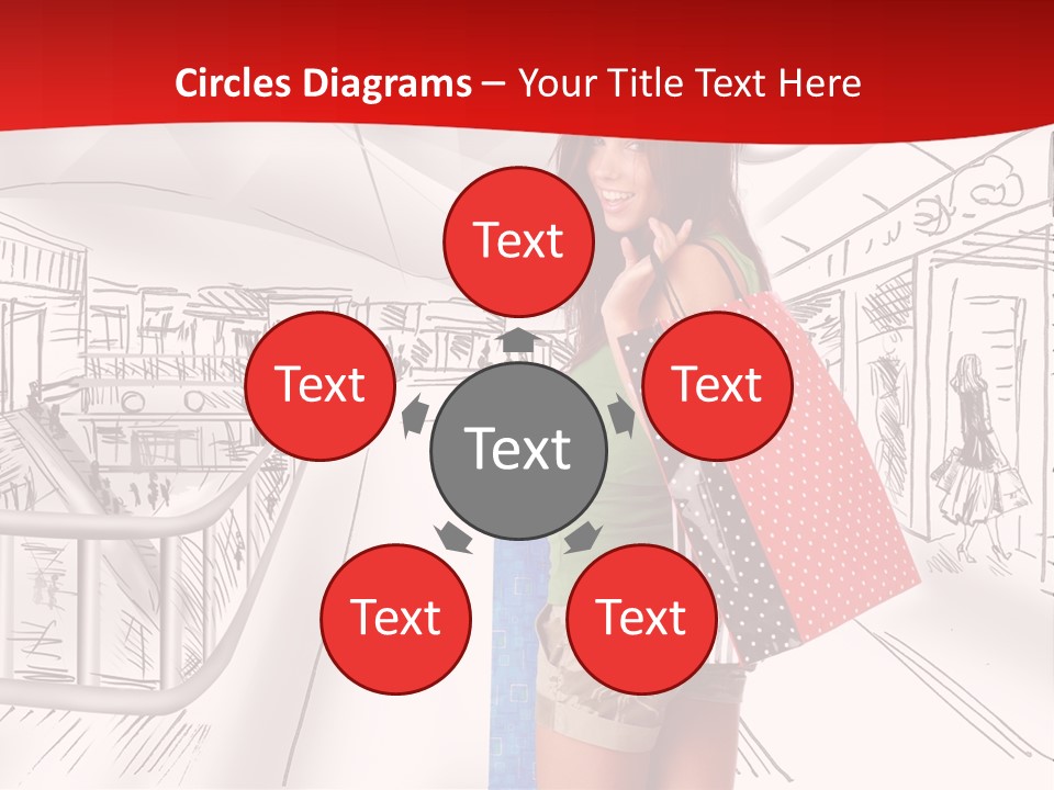 Draw People Cute PowerPoint Template