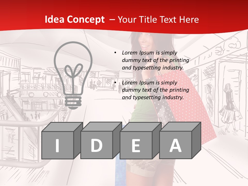 Draw People Cute PowerPoint Template