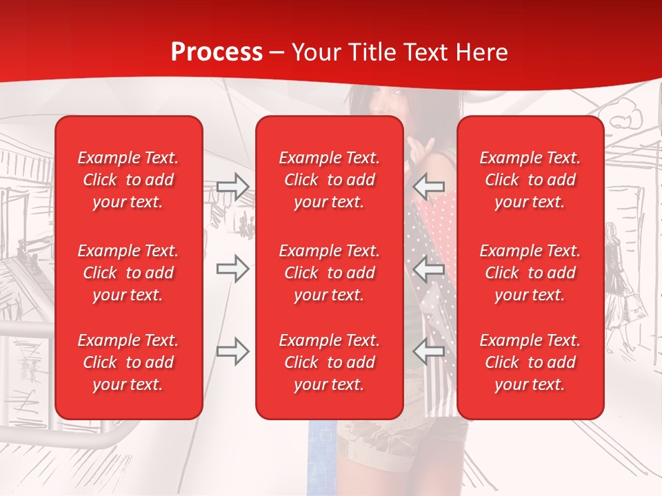 Draw People Cute PowerPoint Template