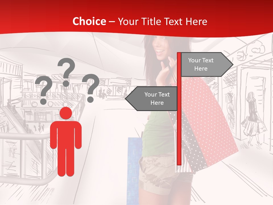 Draw People Cute PowerPoint Template