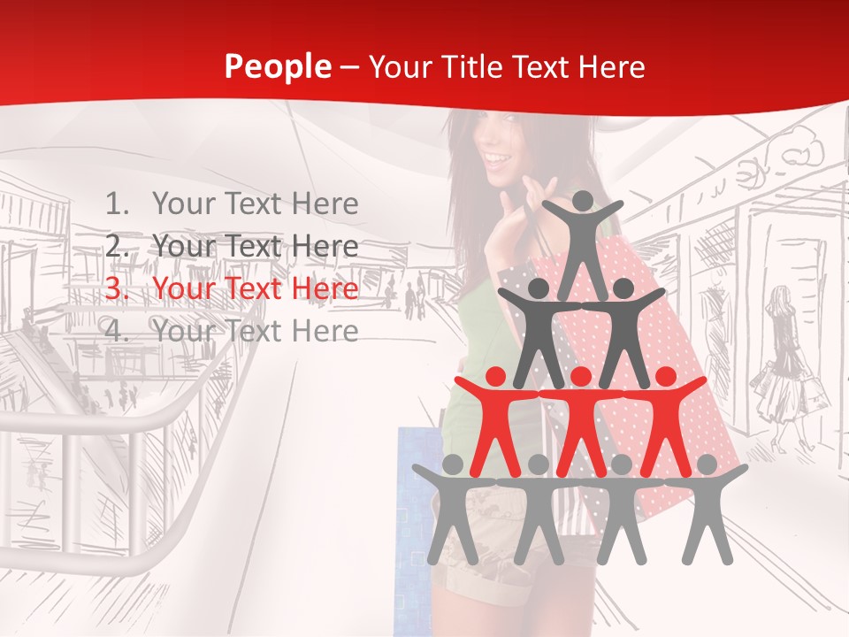 Draw People Cute PowerPoint Template