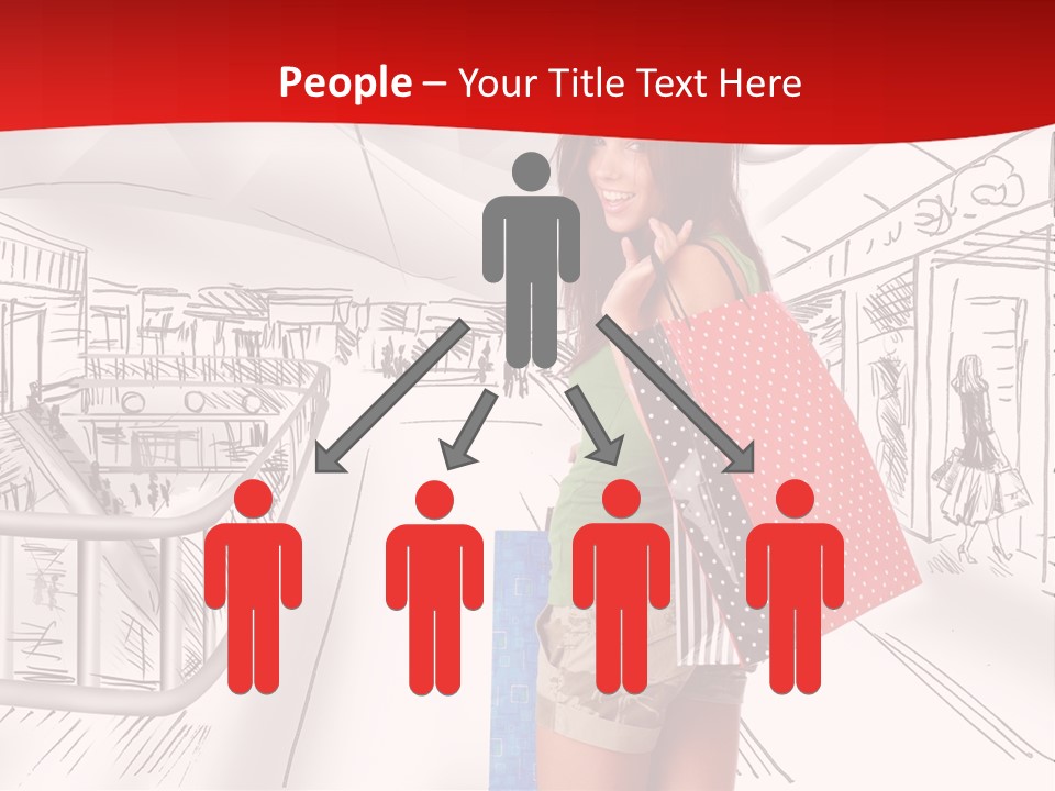 Draw People Cute PowerPoint Template