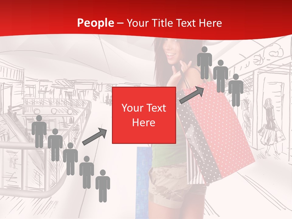 Draw People Cute PowerPoint Template