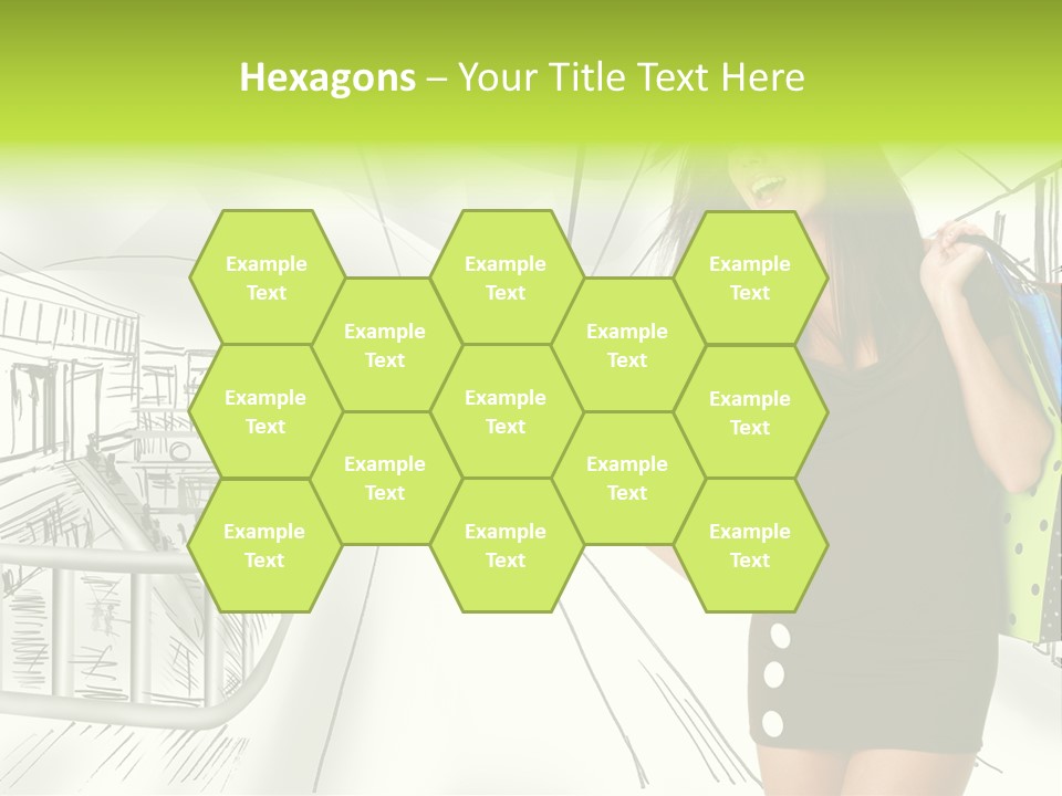 Content Center Person PowerPoint Template