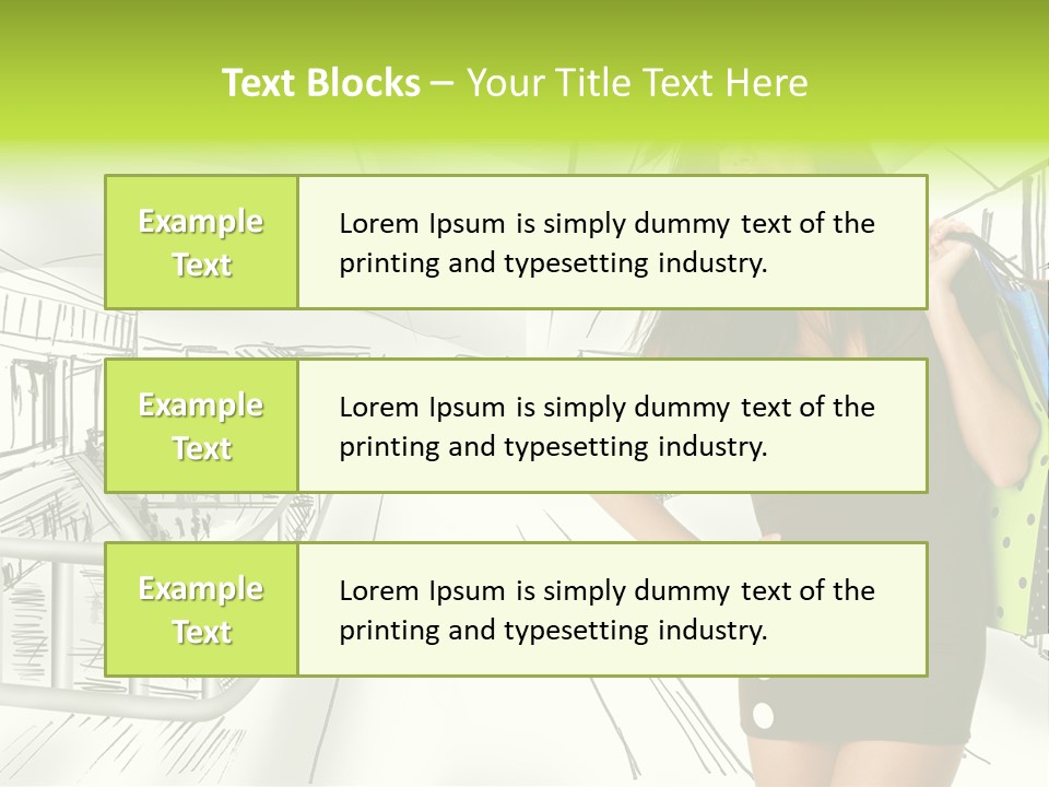 Content Center Person PowerPoint Template