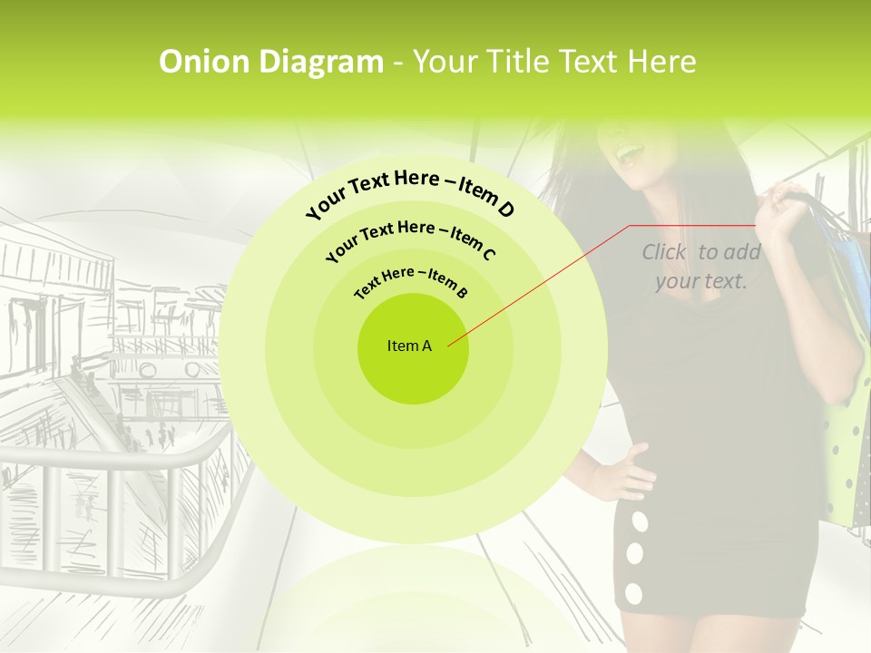 Content Center Person PowerPoint Template