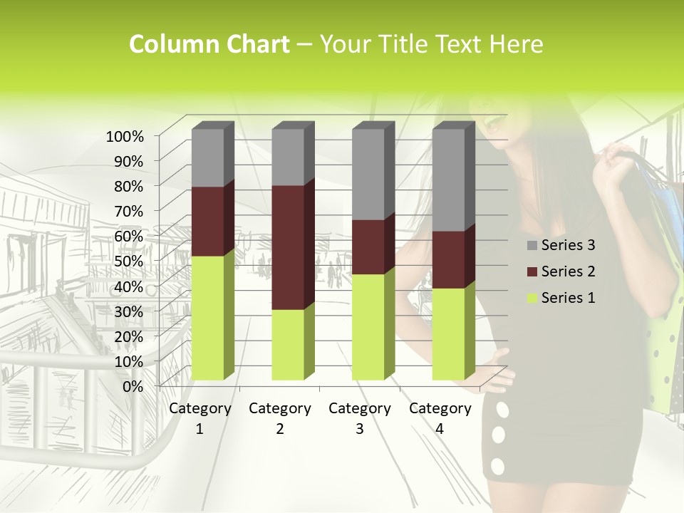Content Center Person PowerPoint Template