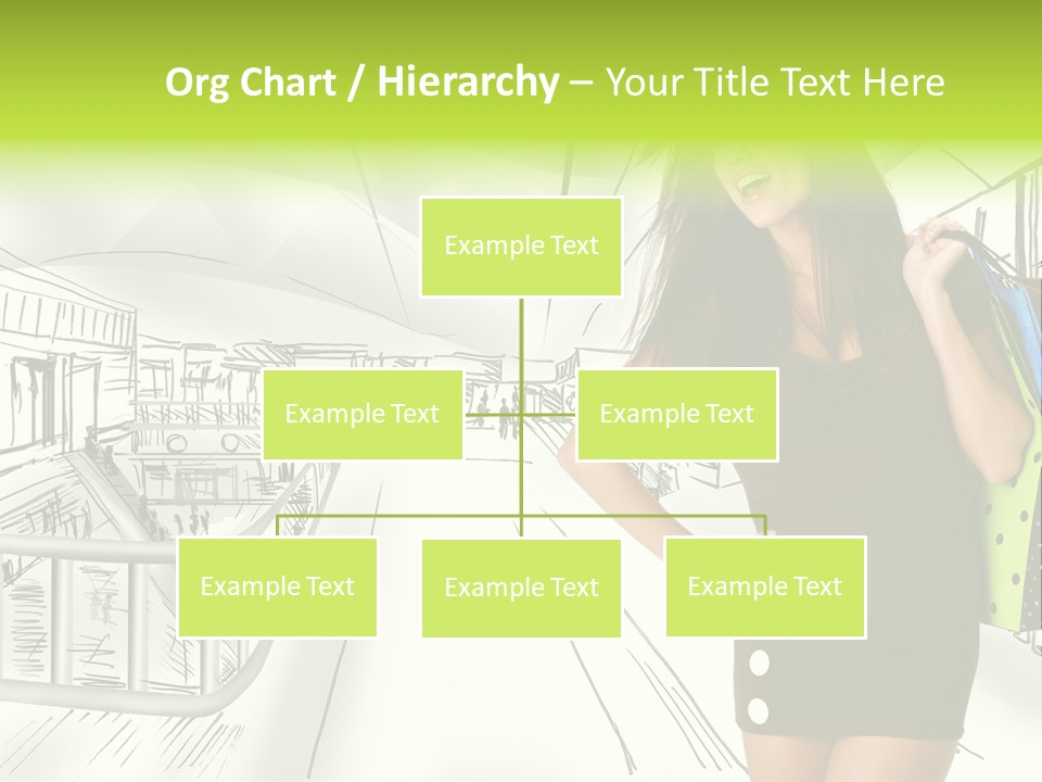 Content Center Person PowerPoint Template