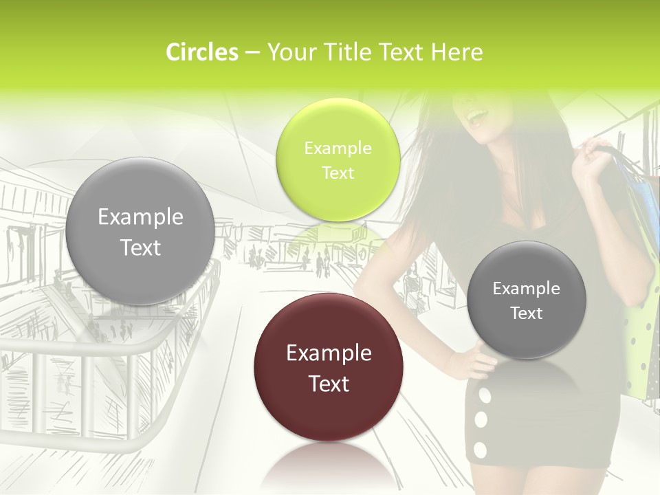 Content Center Person PowerPoint Template